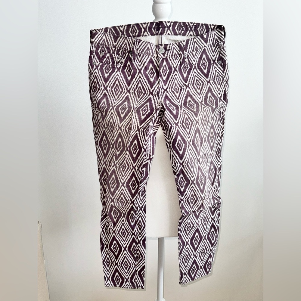 7 For All Mankind The Cropped Skinny Size 28